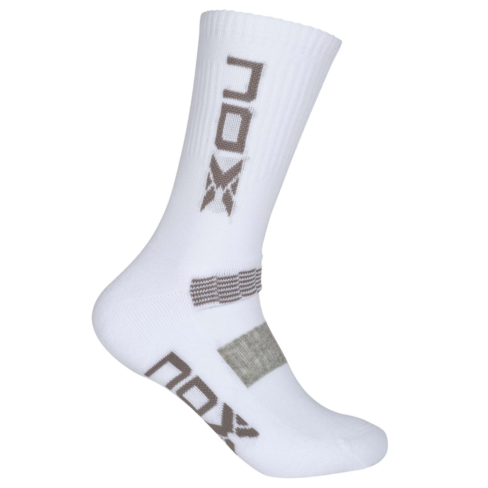 Kojinės NOX Crew Performance White/Grey