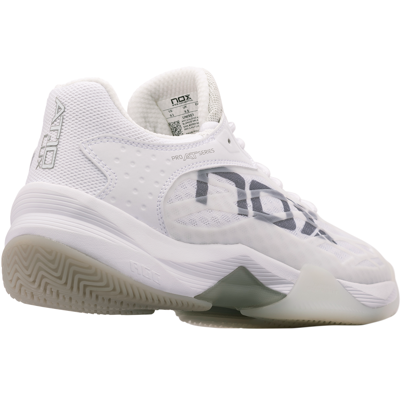 Padelio batai NOX AT LUX White/Grey - Image 8