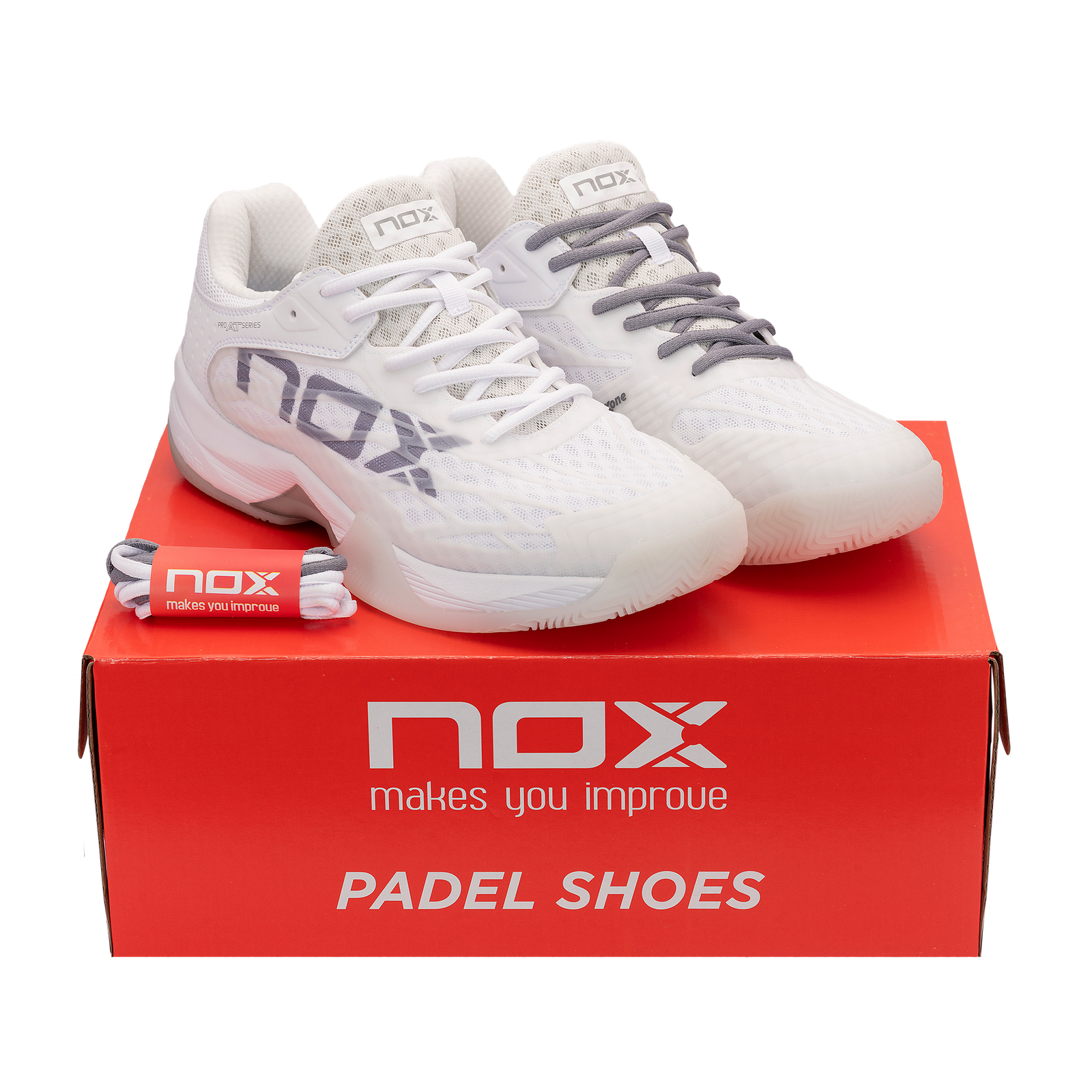 Padelio batai NOX AT LUX White/Grey - Image 14