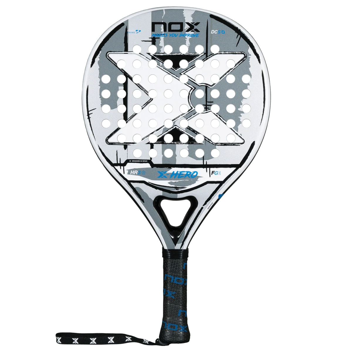 Padelio raketė NOX X-HERO White