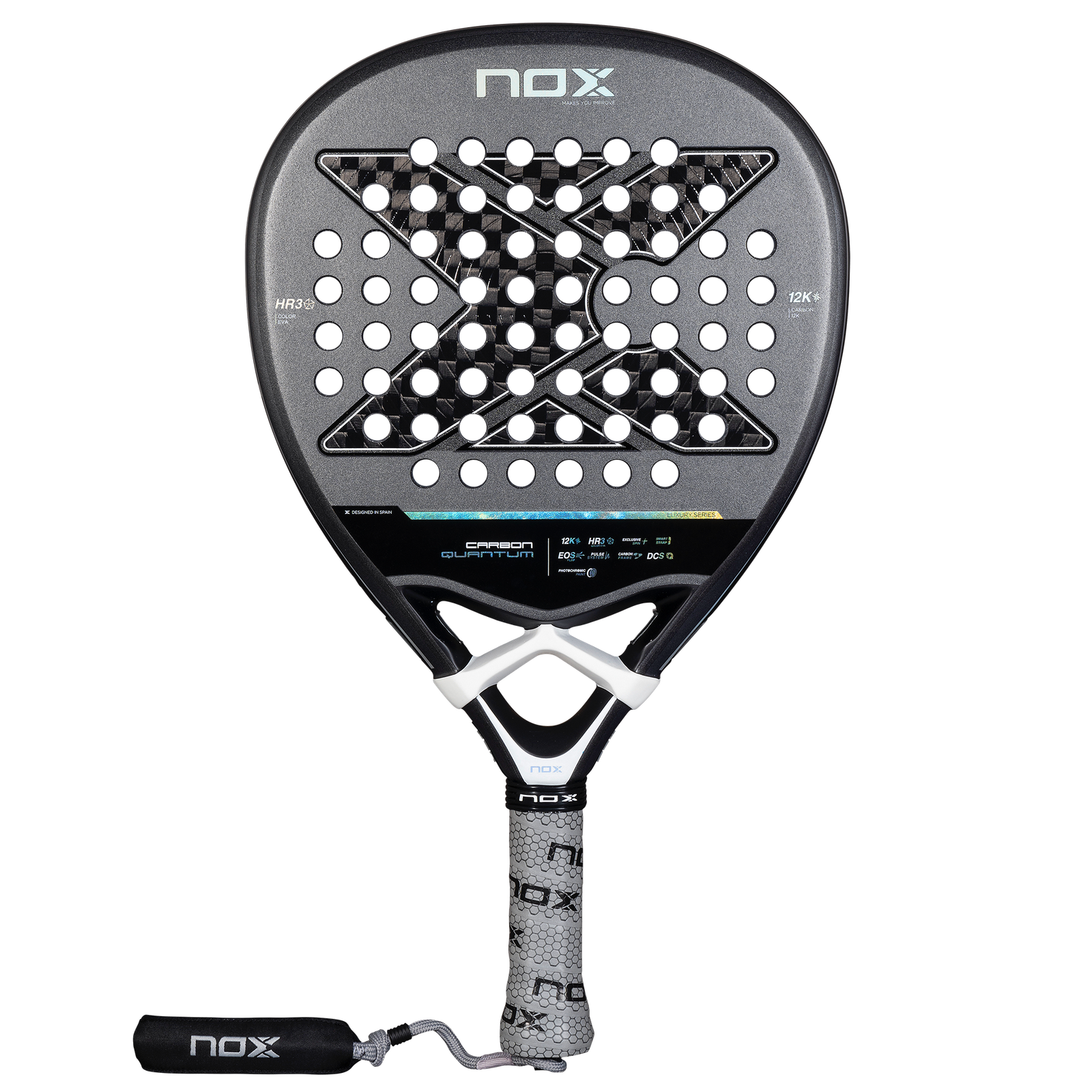 Padelio raketė NOX Quantum 12K Carbon